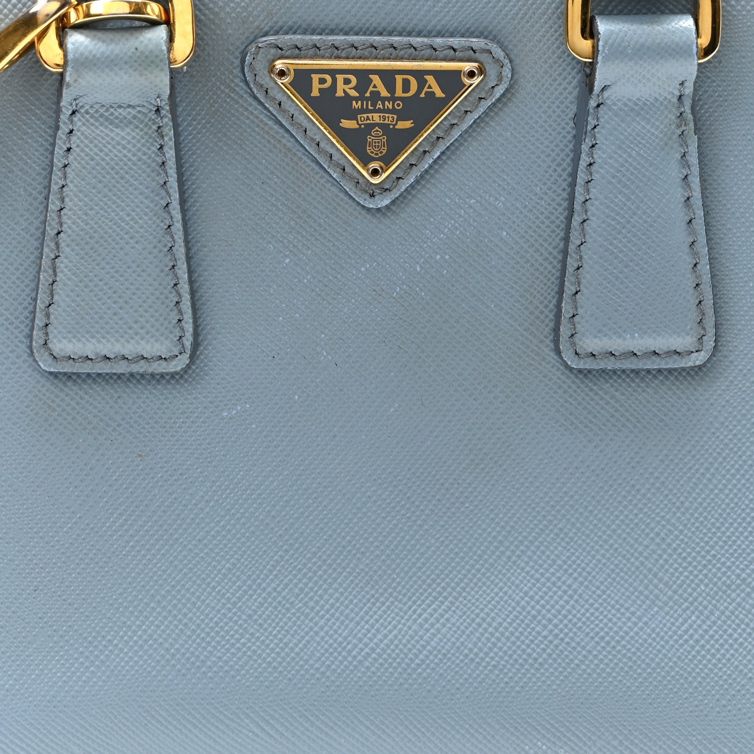 Prada Saffiano Micro Galleria Double Zip Tote Astrale 8 of 10