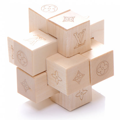 Louis Vuitton Le Pateki Wood Cube Puzzle VIP Gift 1 of 5