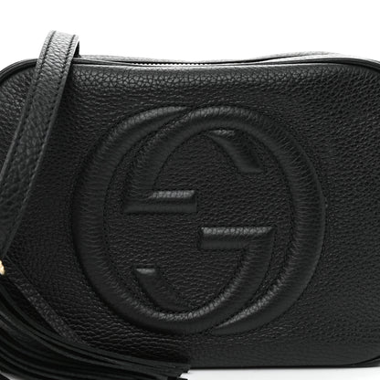Gucci Pebbled Calfskin Small Soho Disco Bag Black 9 of 13