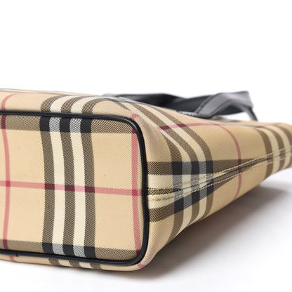 Burberry House Check Small Tote Black 7 of 10