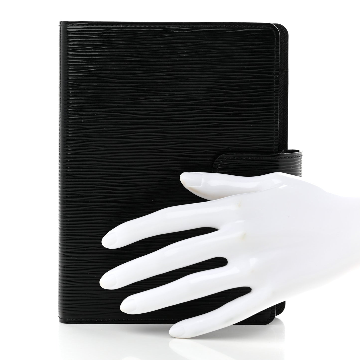 Epi Medium Ring Agenda Cover Black