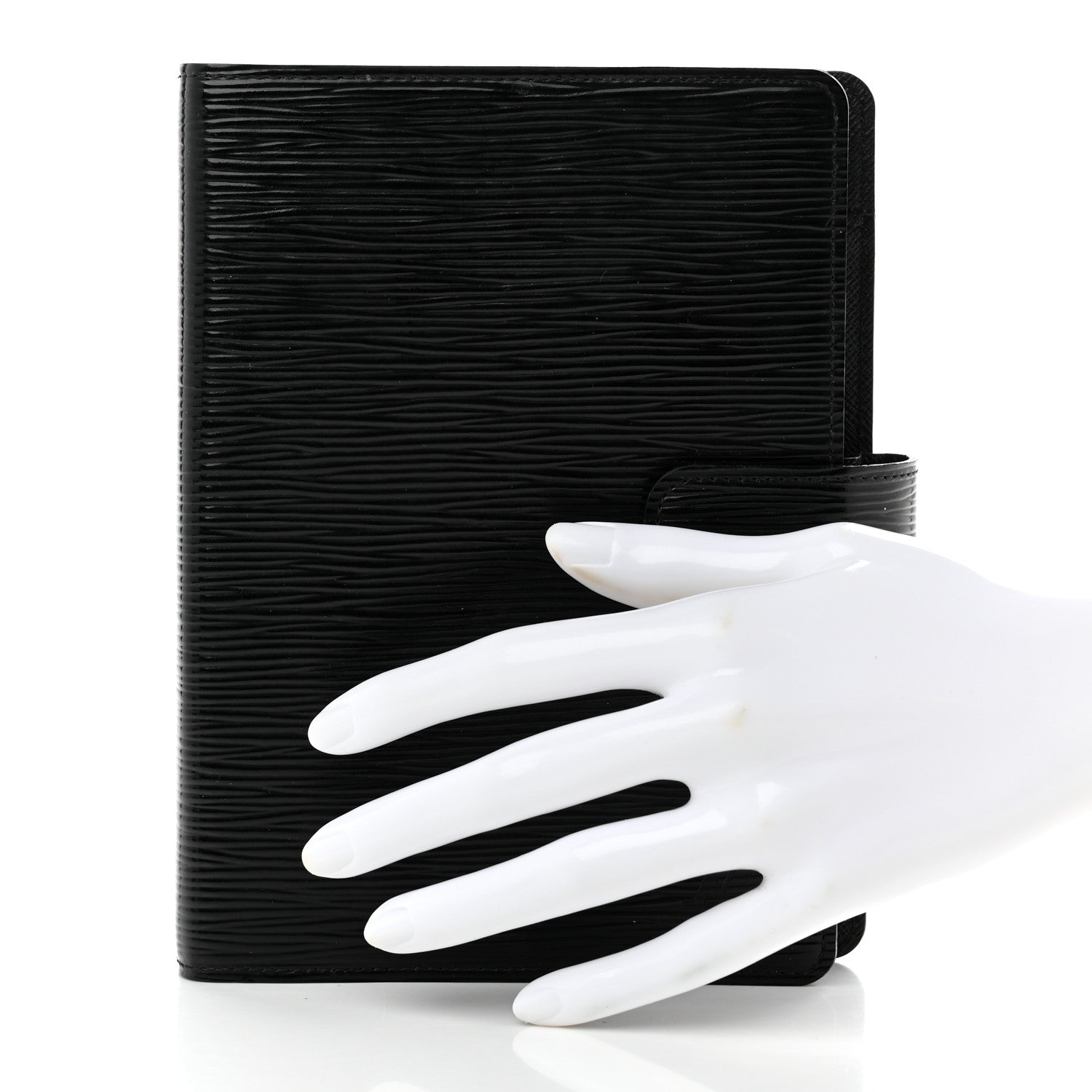Louis Vuitton Epi Medium Ring Agenda Cover Black 2 of 6