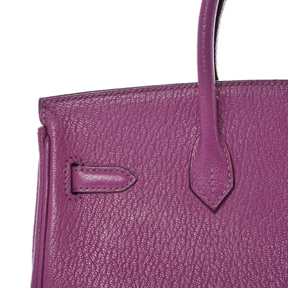 Hermes Chevre Mysore Birkin 25 Cyclamen 29 of 43