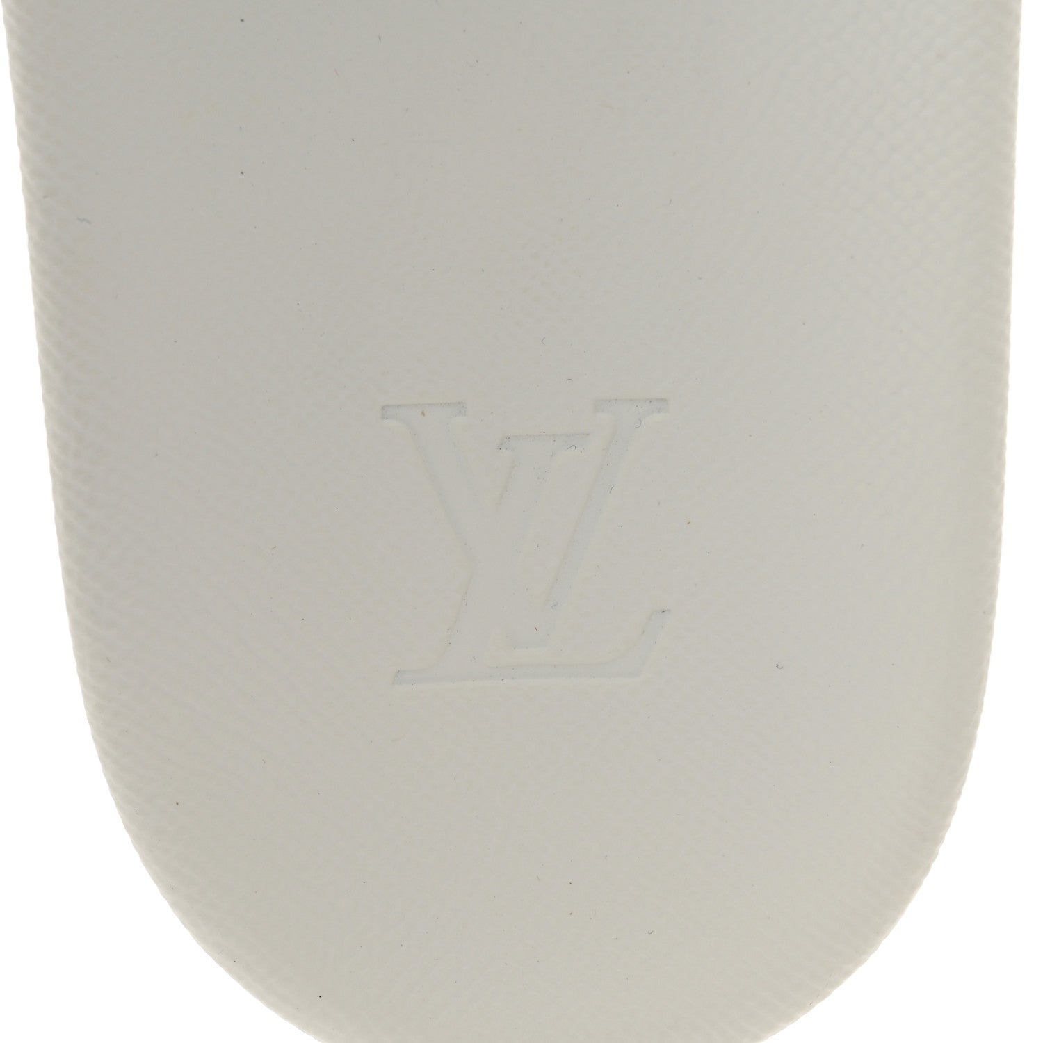 Louis Vuitton Metallic Rubber Embossed Monogram Mens Waterfront Mules 10 7 of 8