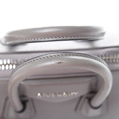 Givenchy Sugar Goatskin Mini Antigona Pearl Grey 15 of 15