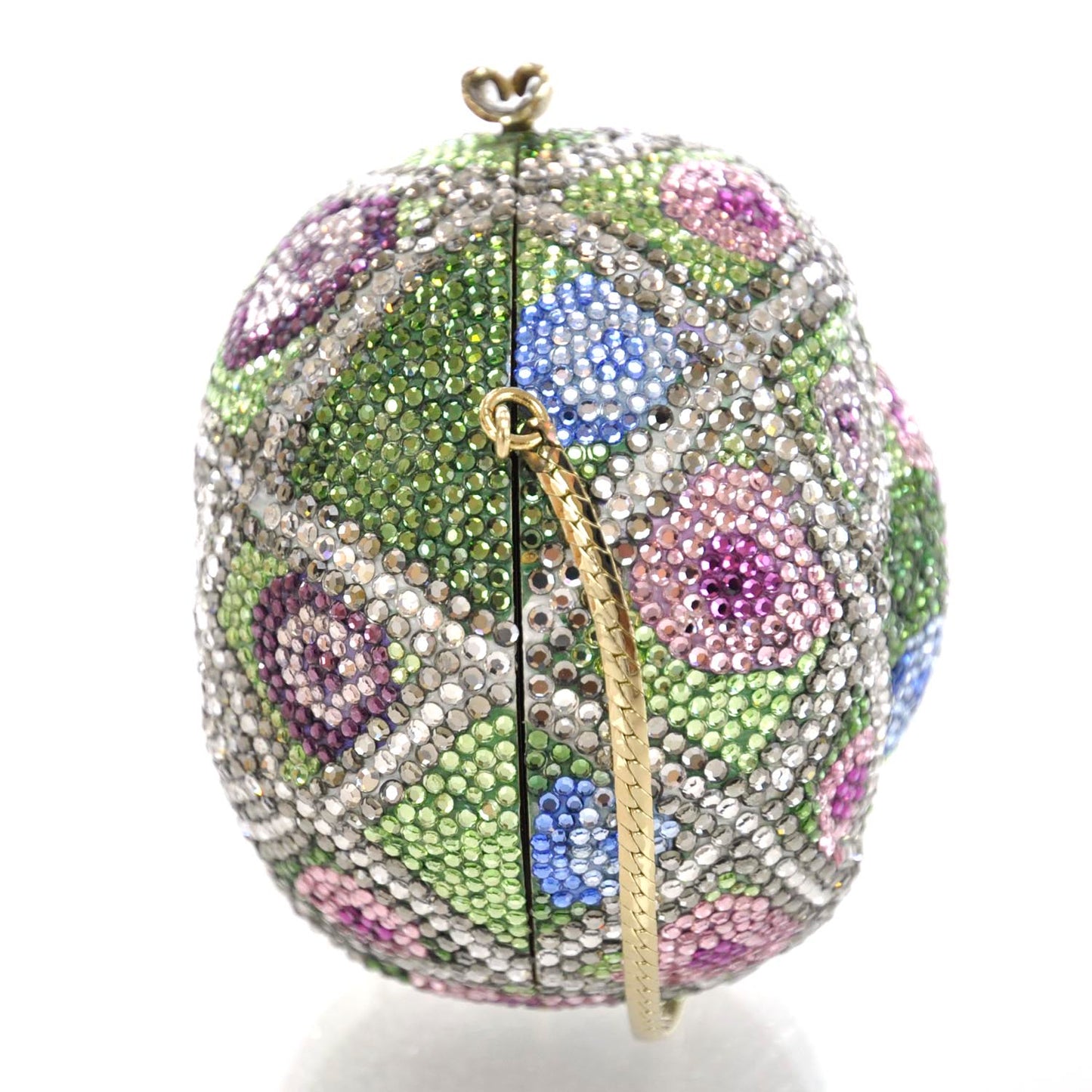 Swarovski Crystal Minaudiere Clutch Bag