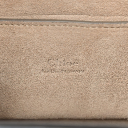Chloe Suede Calfskin Mini Faye Bracelet Bag Washed Blue 6 of 9