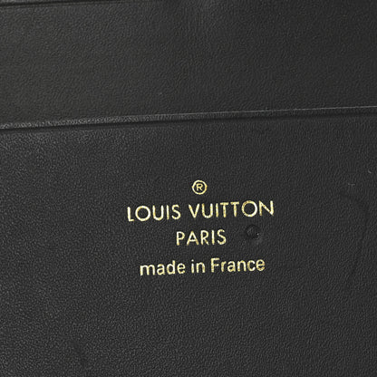 Louis Vuitton Calfskin City Steamer Wallet Black 6 of 9
