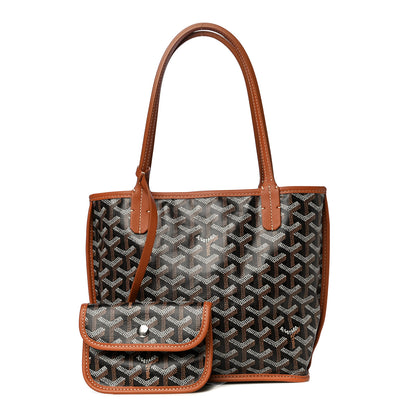 Goyard Goyardine Reversible Mini Anjou Black Gold 1 of 17