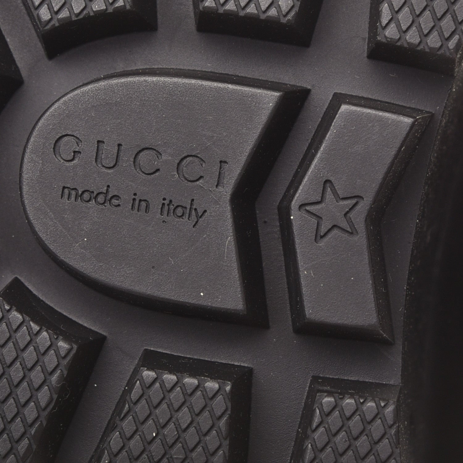 Gucci Tweed GG Monogram Lace Up Combat Ankle Boots 36 Black 6 of 9