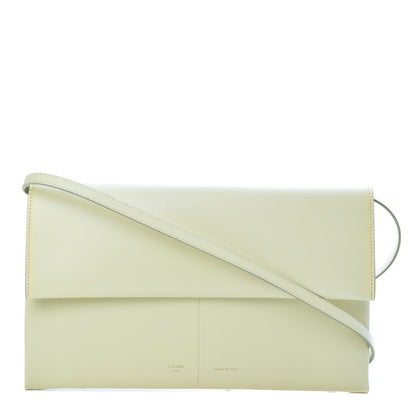 Celine Calfskin Folded Clutch With Strap Jade 1 of 12