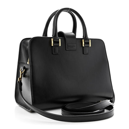 Saint Laurent Calfskin Monogram Baby Cabas Black 3 of 10