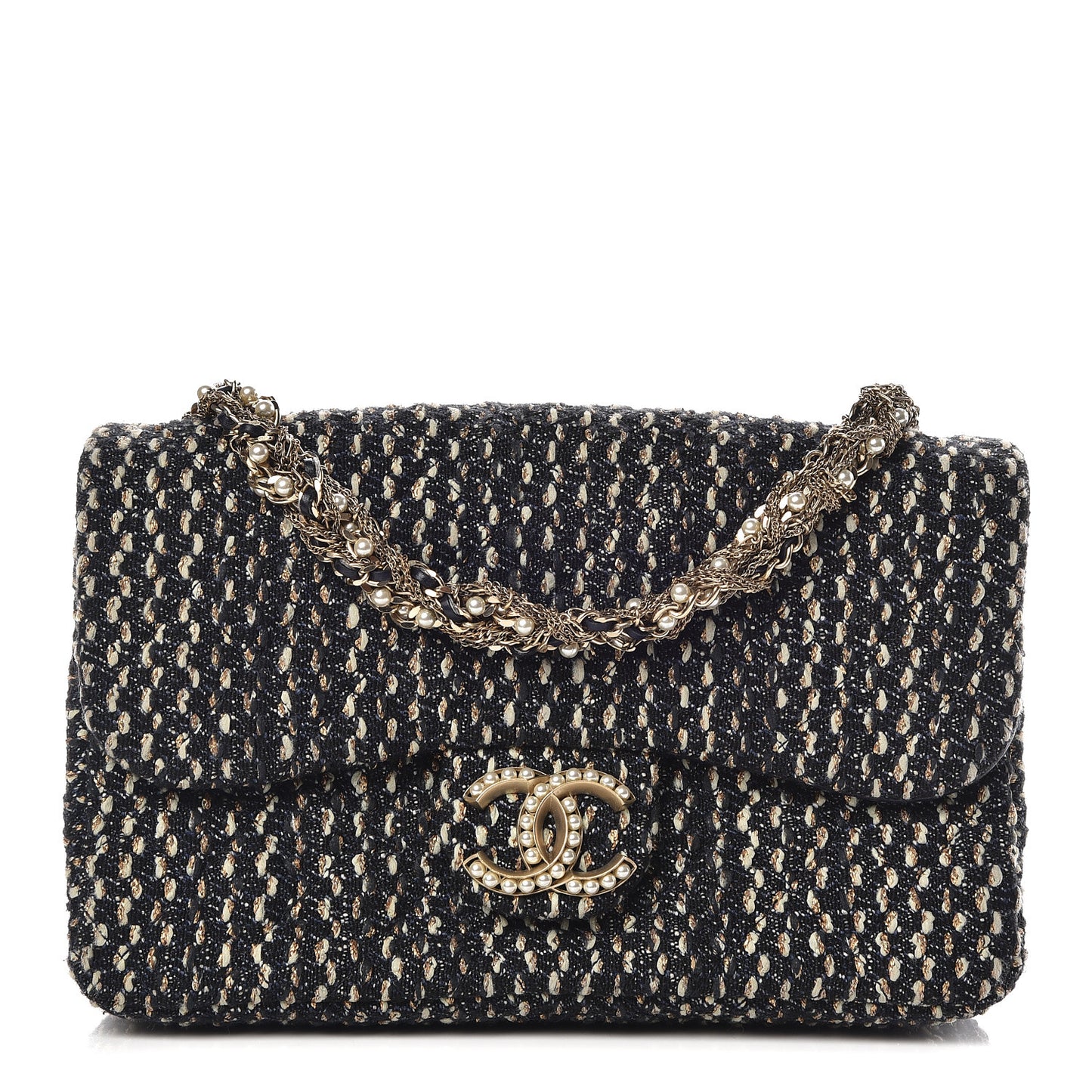 Tweed Westminster Pearl Flap Multicolor