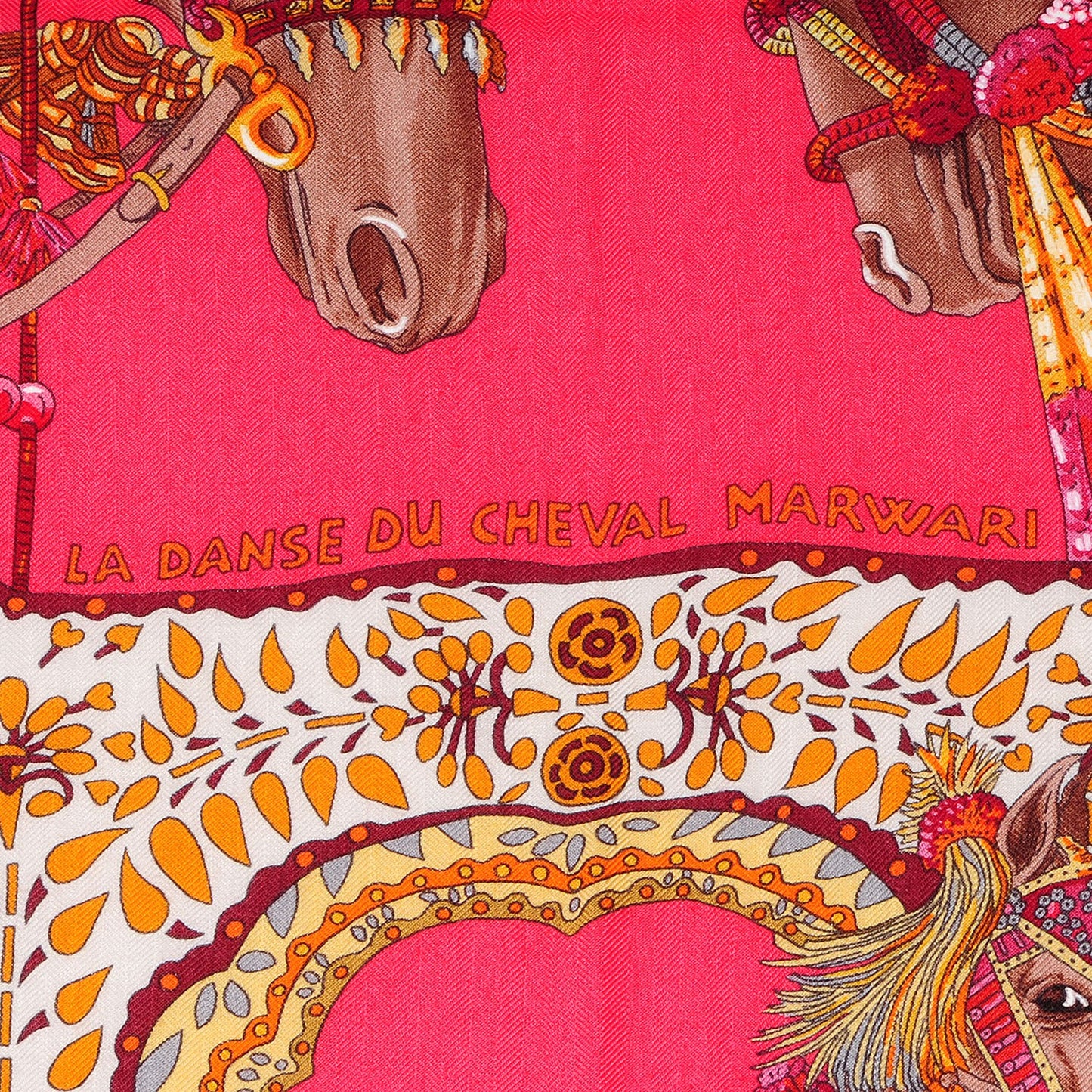 Cashmere Silk La Danse Du Cheval Marwari Shawl 140
