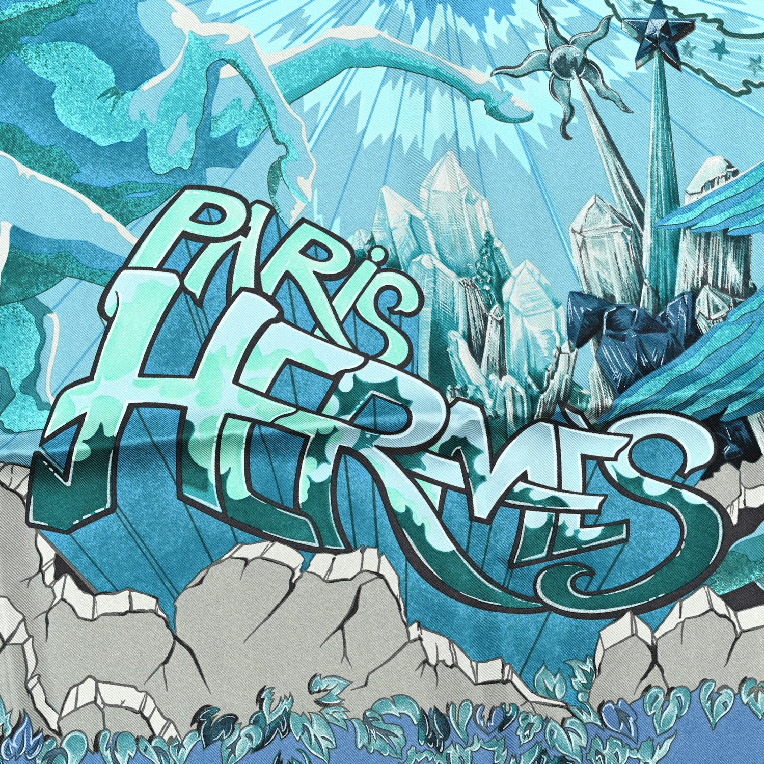 Hermes Silk Libres Comme L'Ange Scarf 90 2 of 7