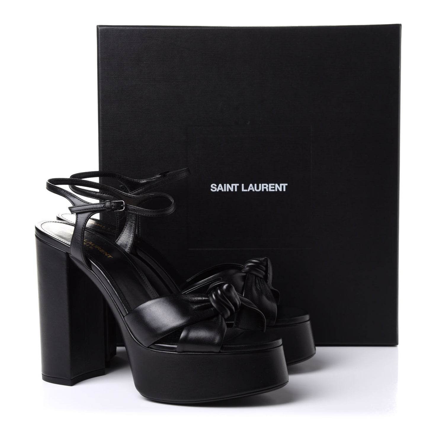 Vendome Bianca 85 Platform Sandals 41 Black