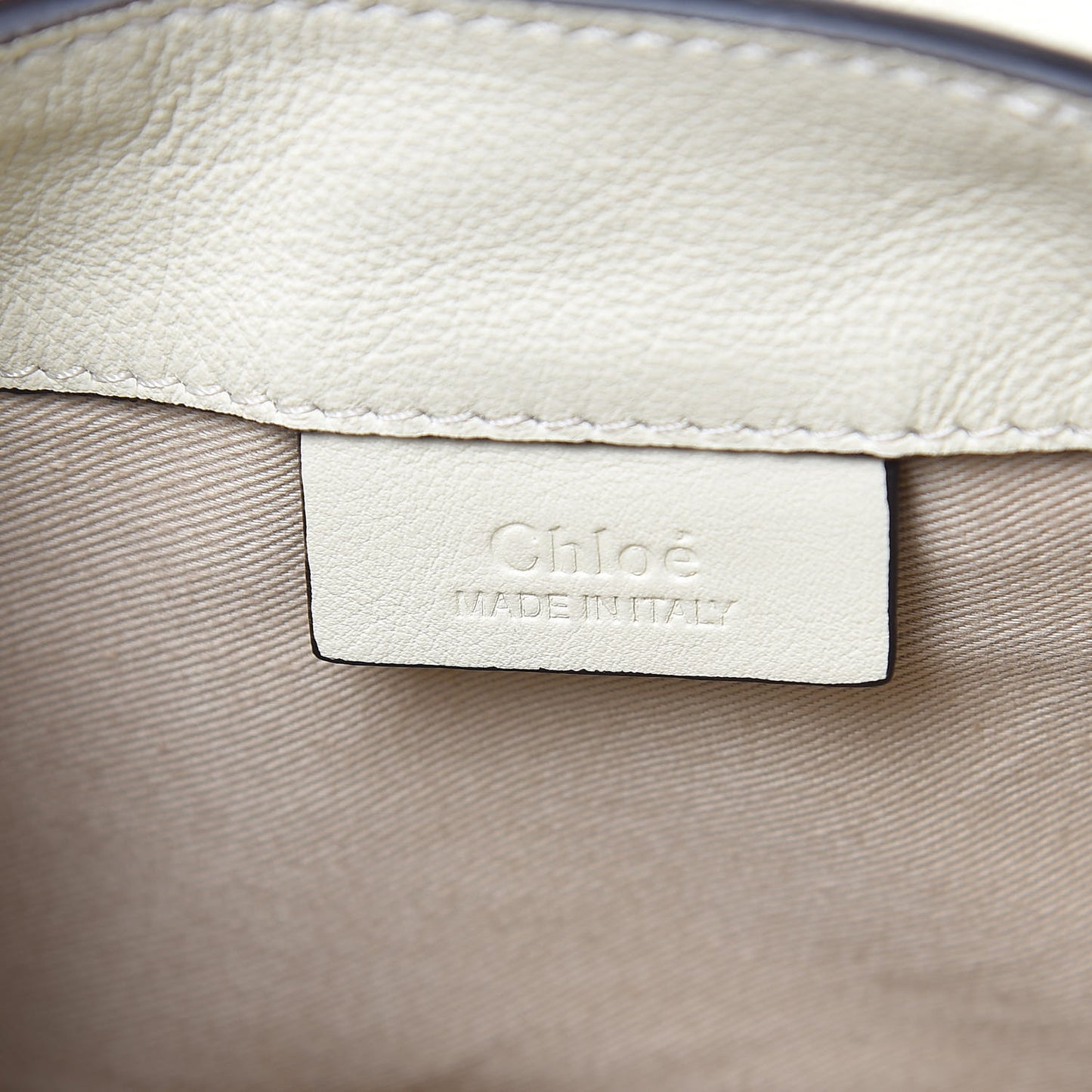 Suede Calfskin Mini Faye Backpack Off White