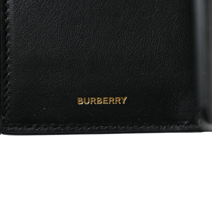 Burberry Grainy Calfskin Vintage Check Small Folding Wallet Archive Beige Black 6 of 6