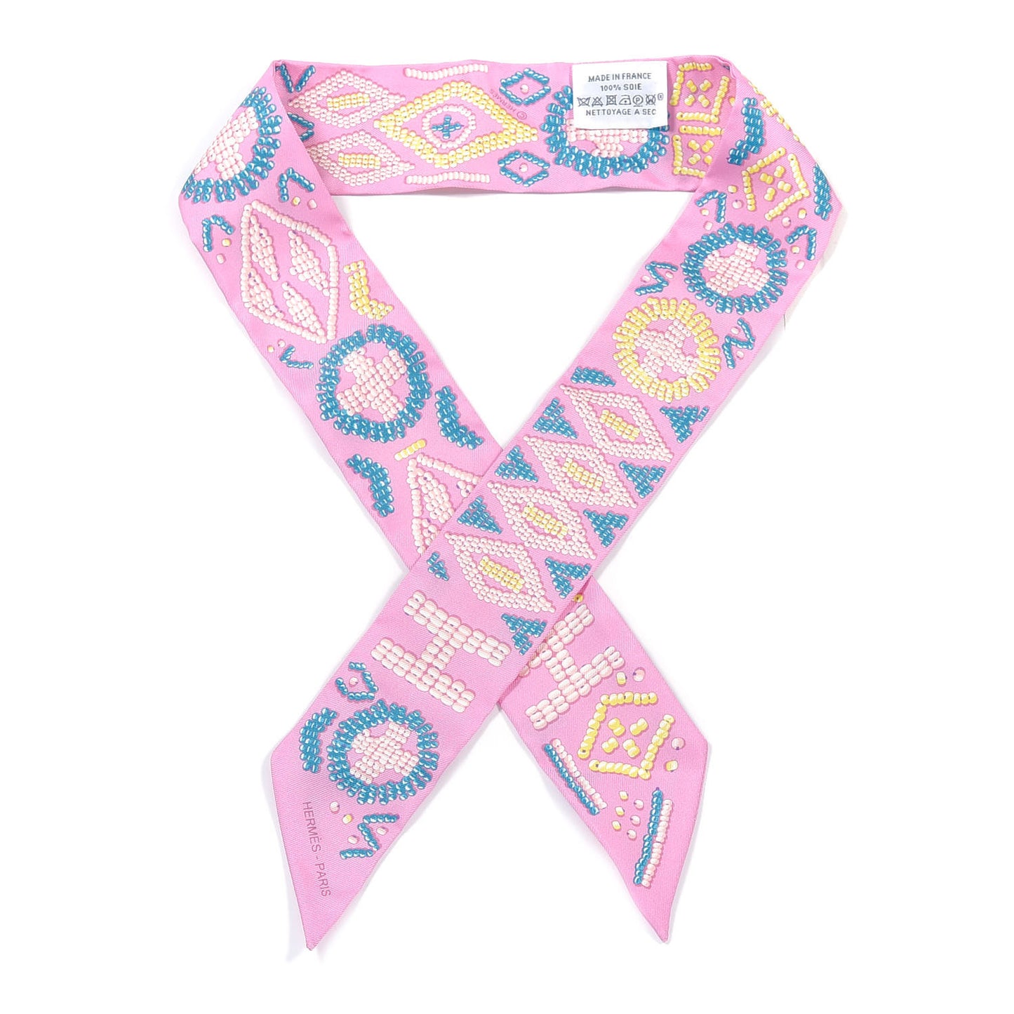Silk Kelly En Perles Twilly Rose Bonbon Canard