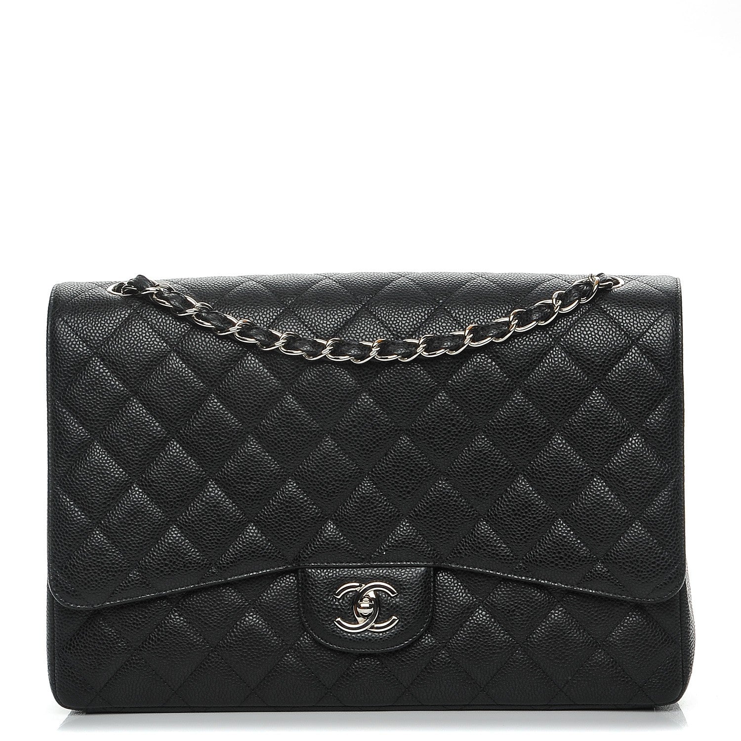 Chanel Caviar Quilted Maxi Single Flap Black 1 of 8