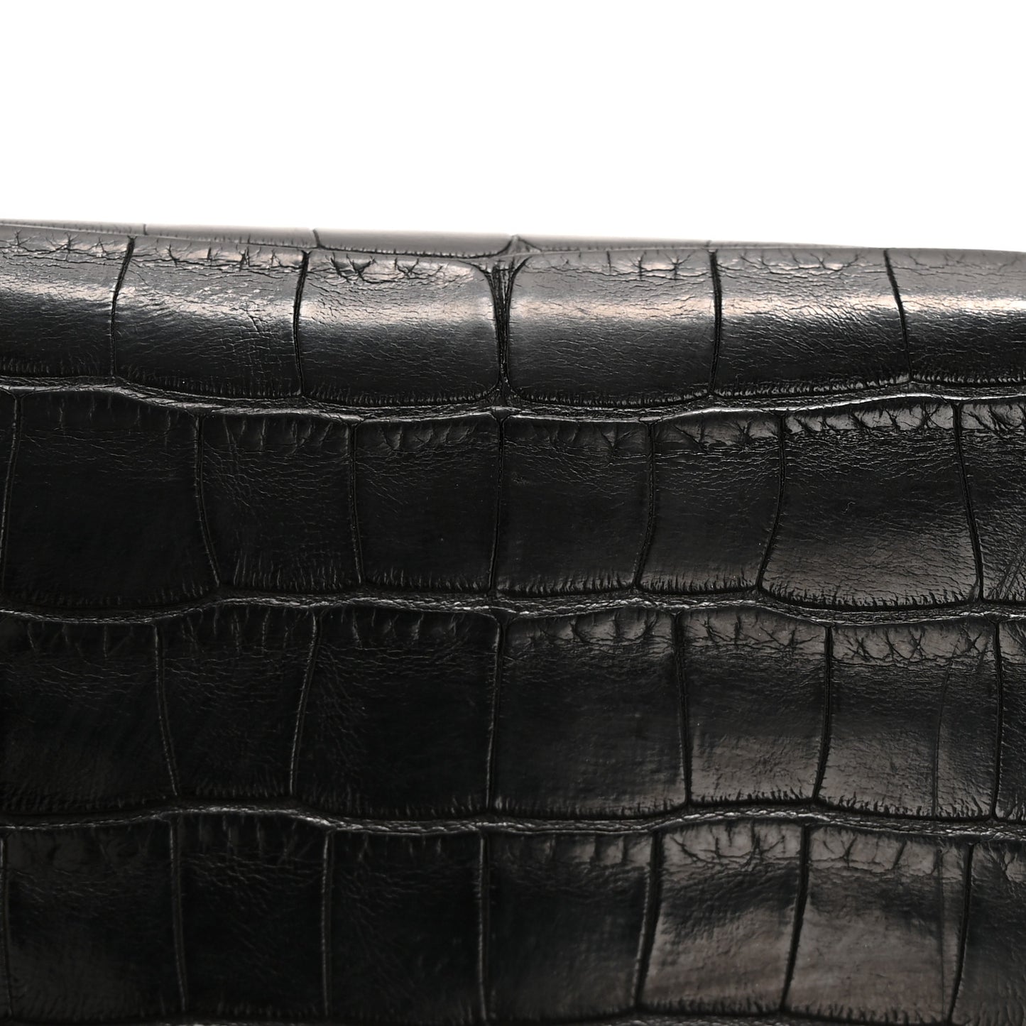 Matte Alligator MC2 Copernic Compact Wallet Black