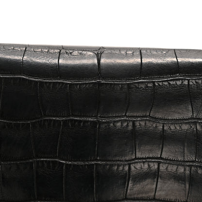Hermes Matte Alligator MC2 Copernic Compact Wallet Black 10 of 11
