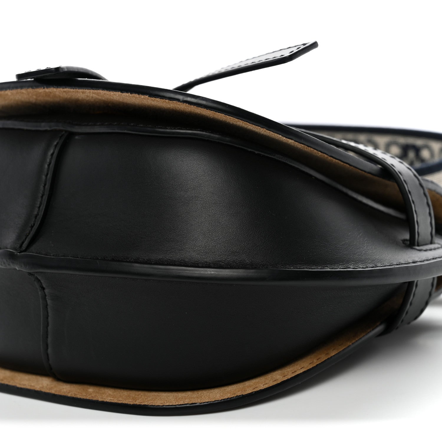 Loewe Calfskin Jacquard Mini Gate Dual Bag Black 9 of 9