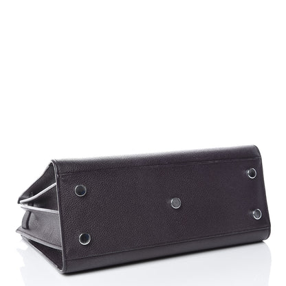 Saint Laurent Grained Calfskin Baby Sac De Jour Deep Purple 4 of 24