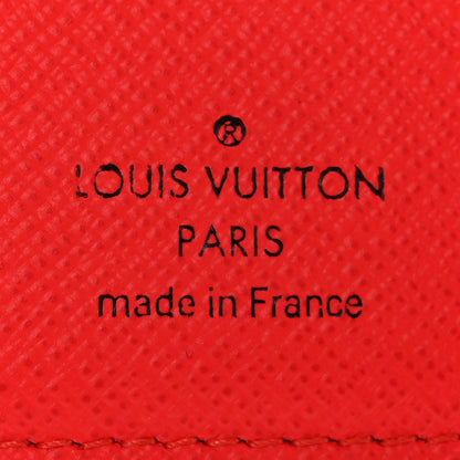 Louis Vuitton Taigarama Pocket Organizer NM Fire Red 6 of 11