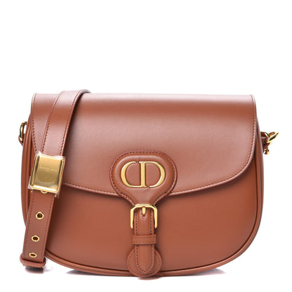 Christian Dior Box Calfskin Medium Bobby Flap Dark Tan 1 of 9