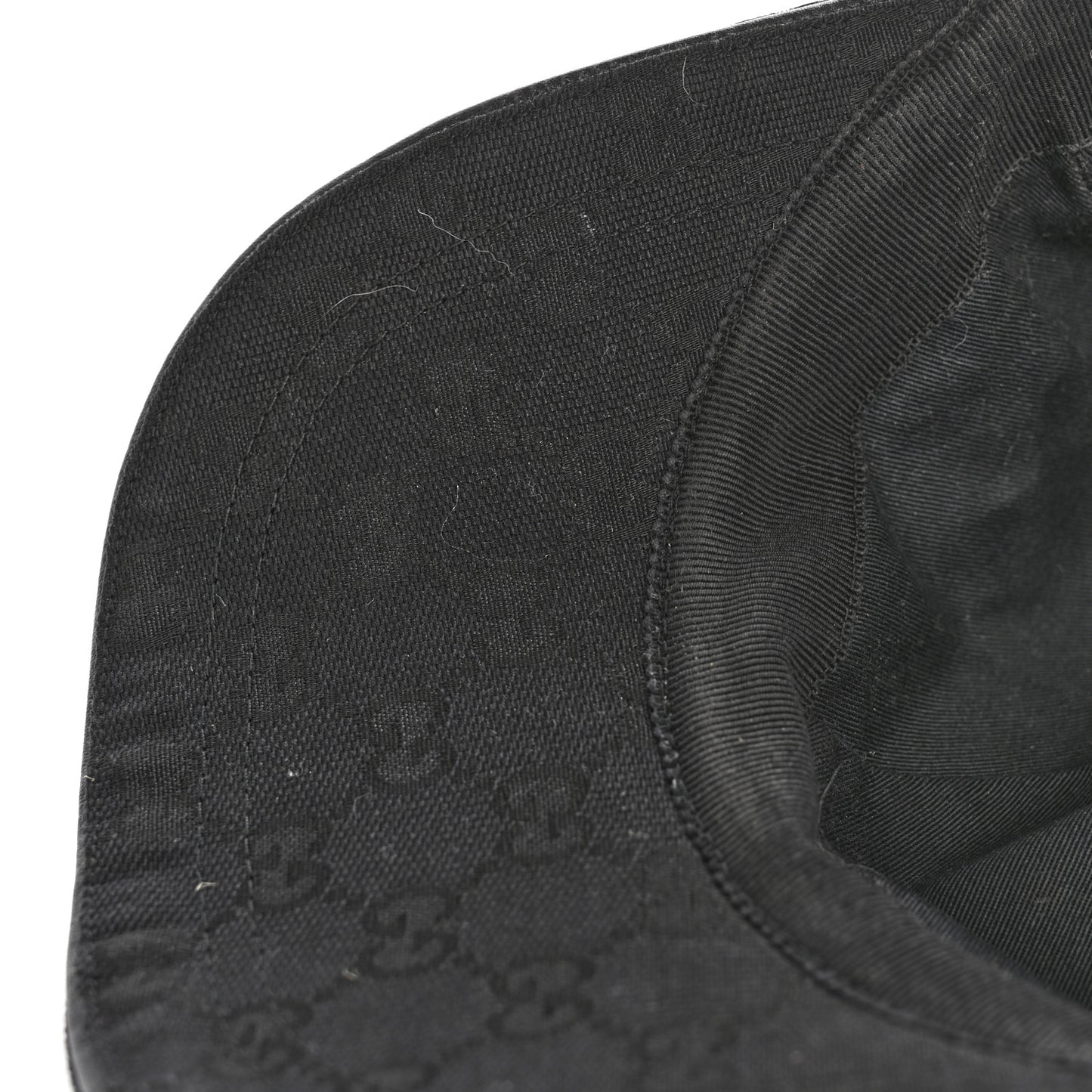Monogram Web Baseball Hat L Black