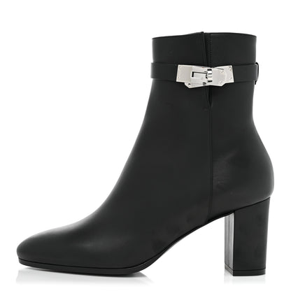 Hermes Calfskin Saint Germain Ankle Boots 38.5 Black 1 of 8