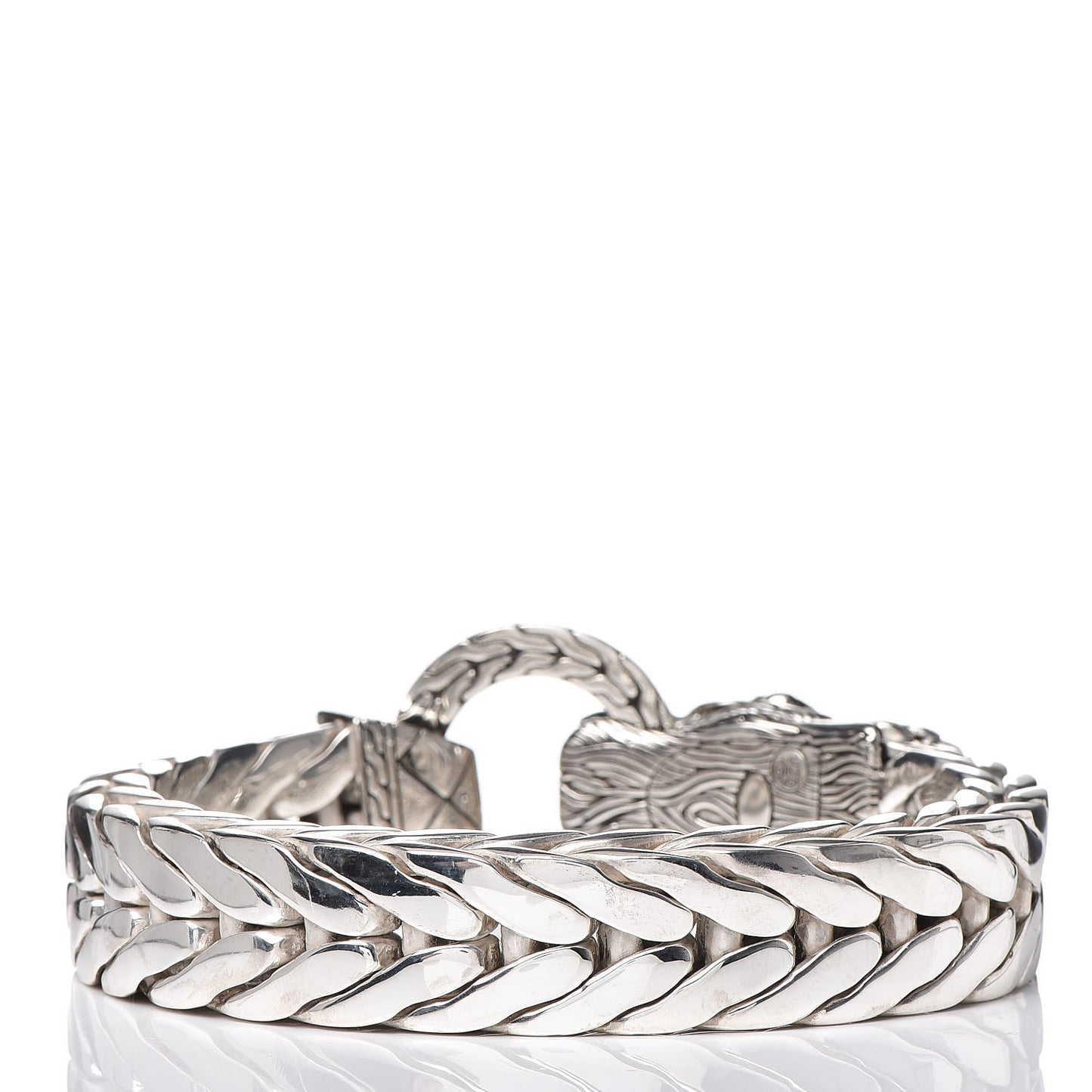 Sterling Silver Large Legends Naga Dragon Bracelet