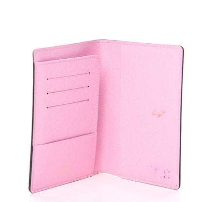 Louis Vuitton Monogram 2016 Christmas Animation Passport Cover Rose Ballerine 4 of 8