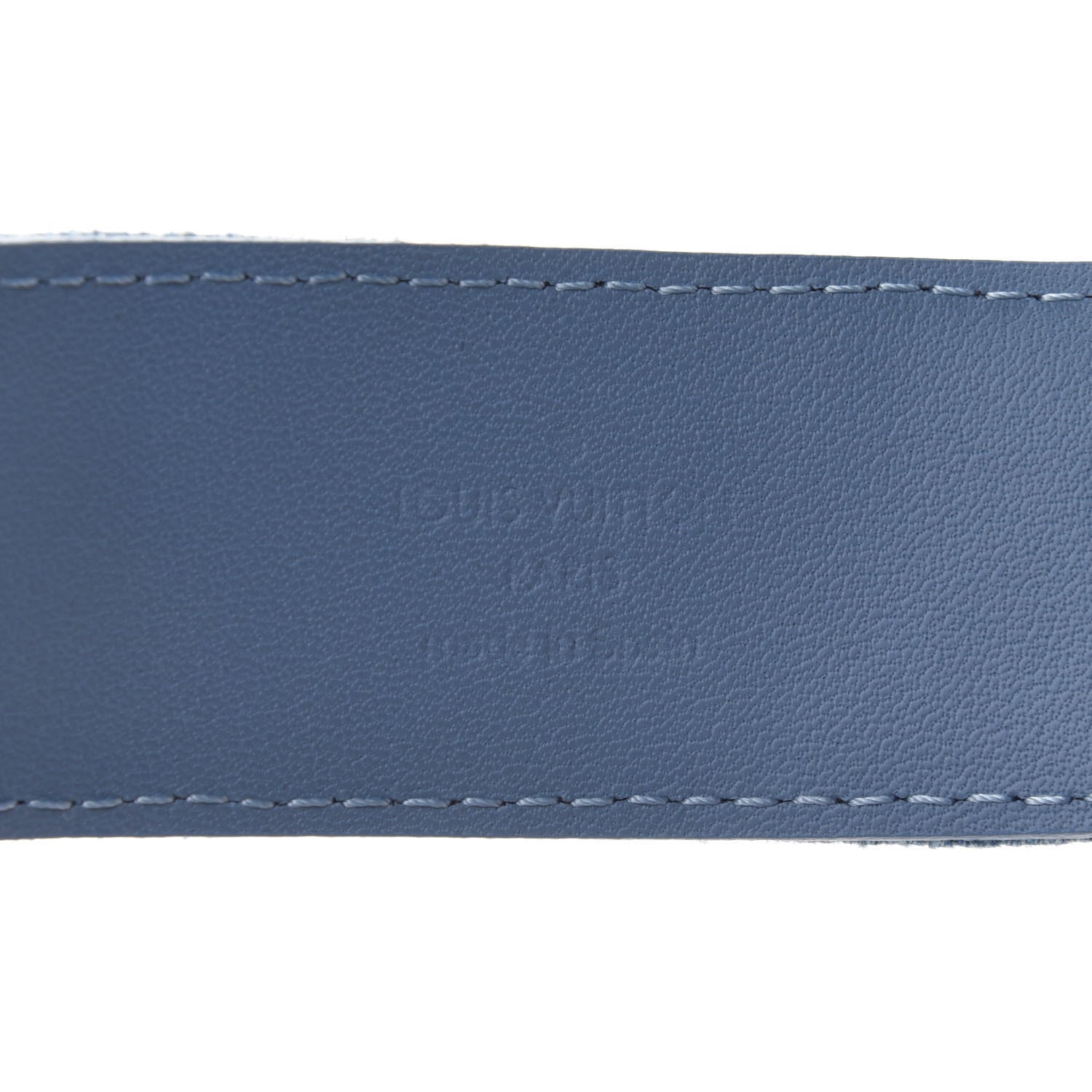 Louis Vuitton Denim 35mm LV New Wave Belt 85 34 906186 – FASHIONPHILE