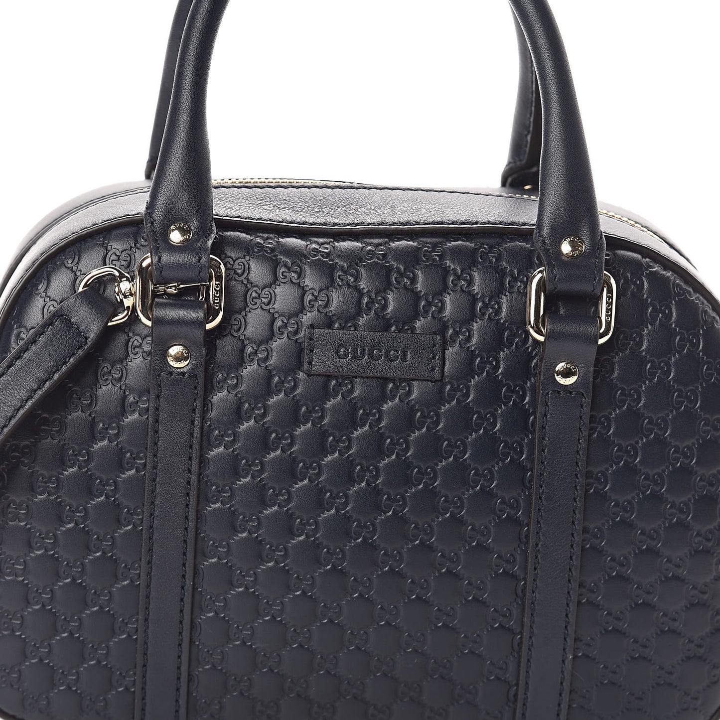 Soft Microguccissima Small Crossbody Bag Blue