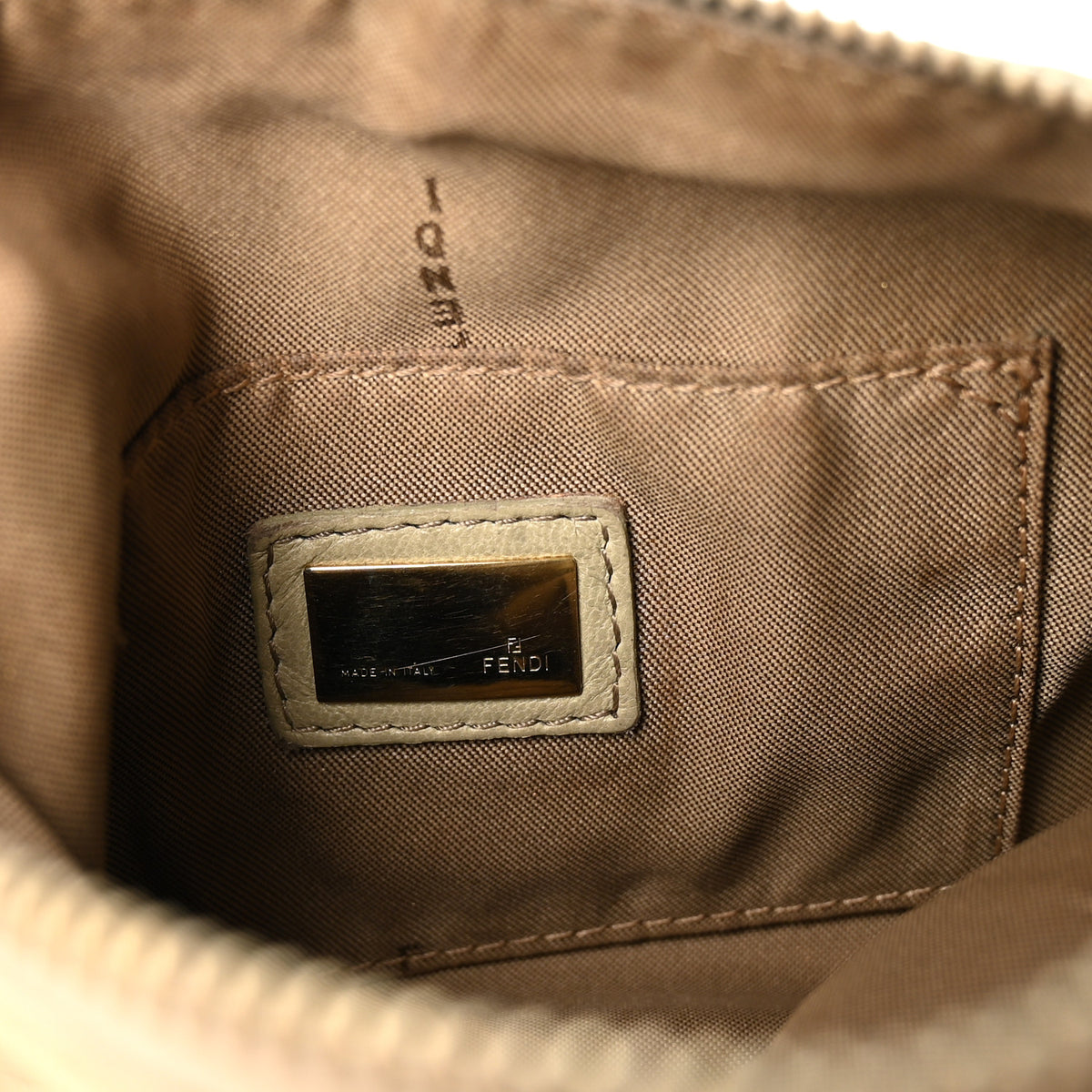 Calfskin Mini Hobo Bag Beige