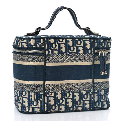 Christian Dior Oblique Diortravel Vanity Case Blue 3 of 8