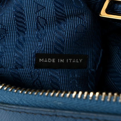 Prada Tessuto Nylon Saffiano Tote Cobalto 7 of 13