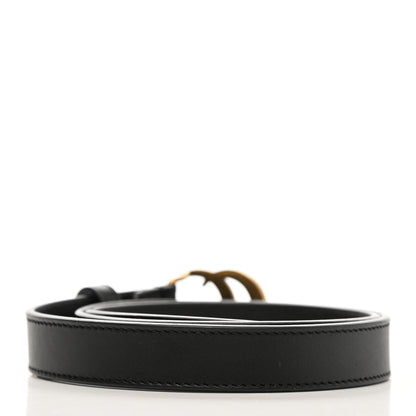 Gucci Calfskin Double G 20mm Belt 70 28 Black 2 of 5