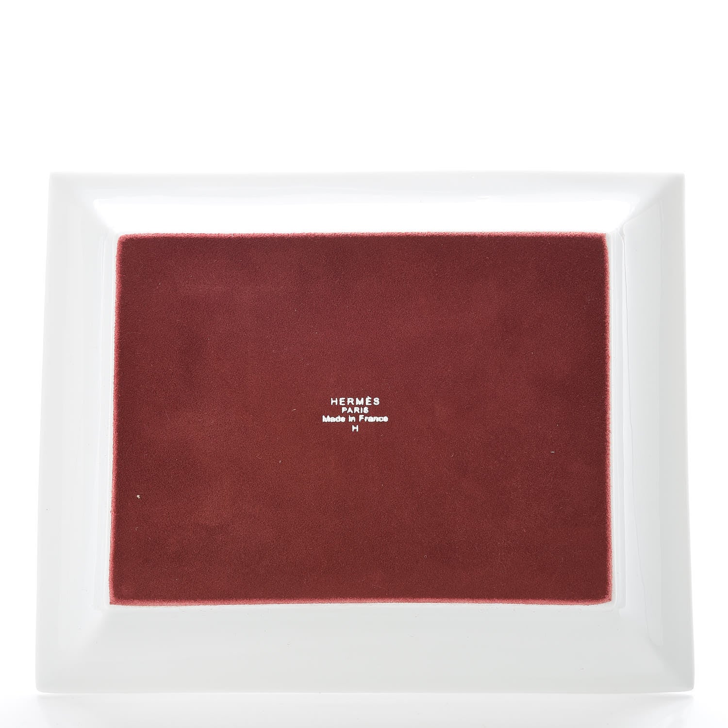 Hermes Porcelain H Deco Change Tray Black 3 of 7