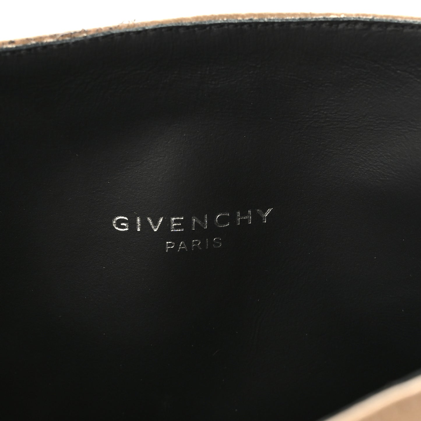 Calfskin Shark Lock Pant Boots 41 Beige