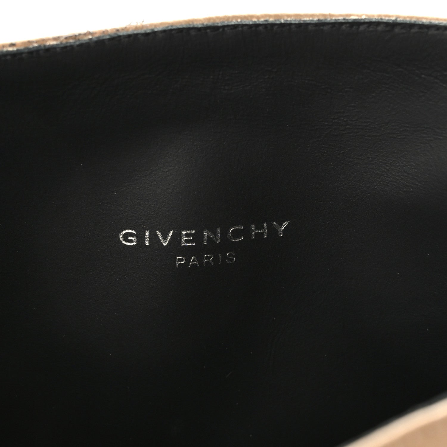 Givenchy Calfskin Shark Lock Pant Boots 41 Beige 6 of 7