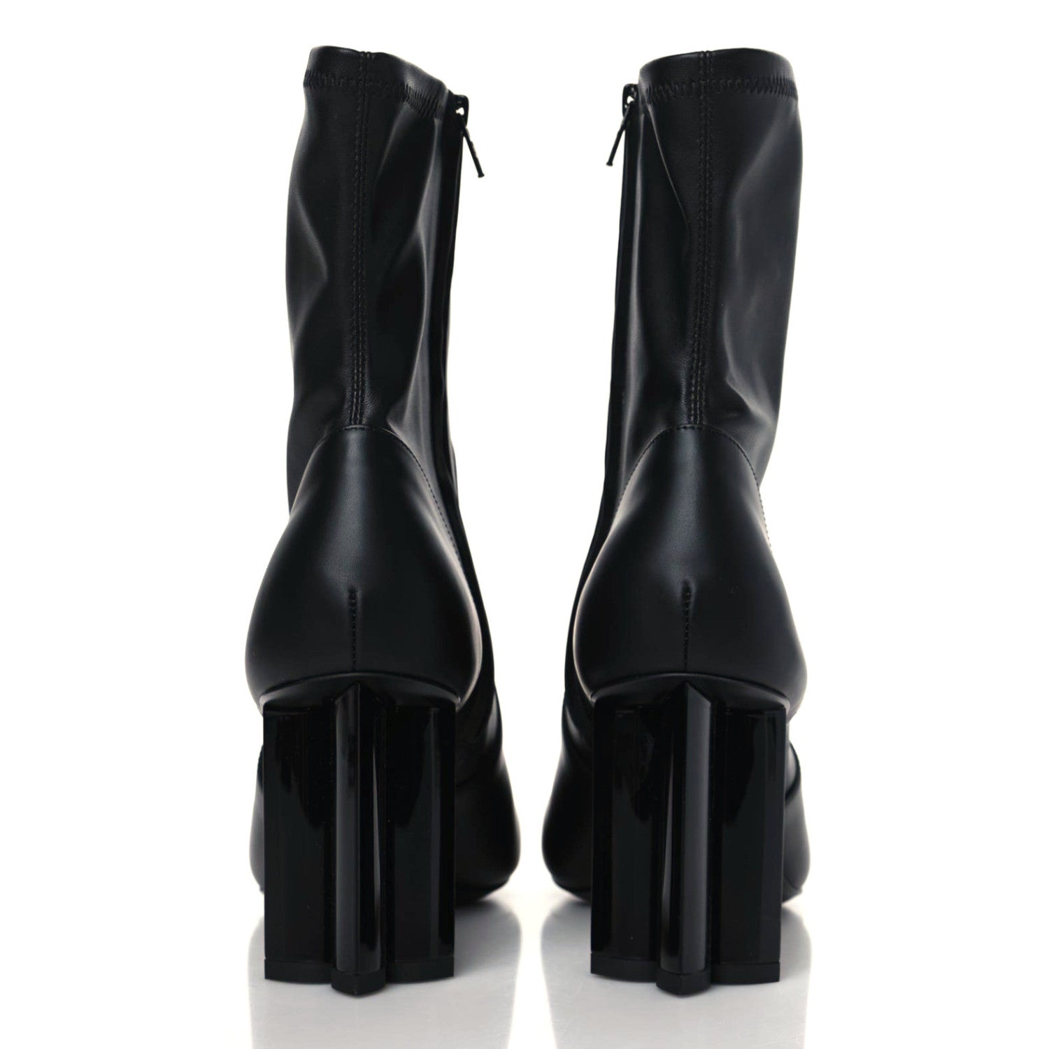 Louis Vuitton Calfskin Silhouette Ankle Boots 39.5 Black 5 of 9