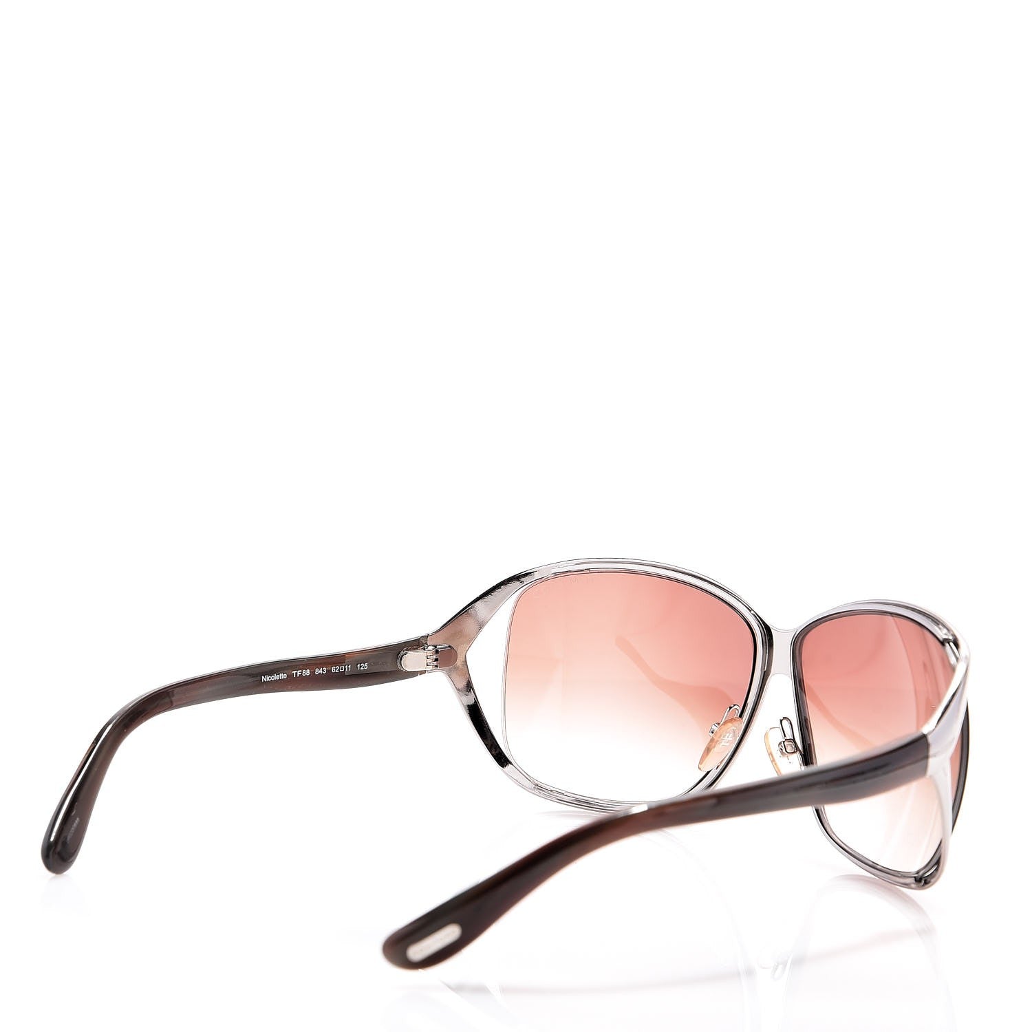 Tom Ford Nicolette Oversized Sunglasses TF88 Brown 4 of 8