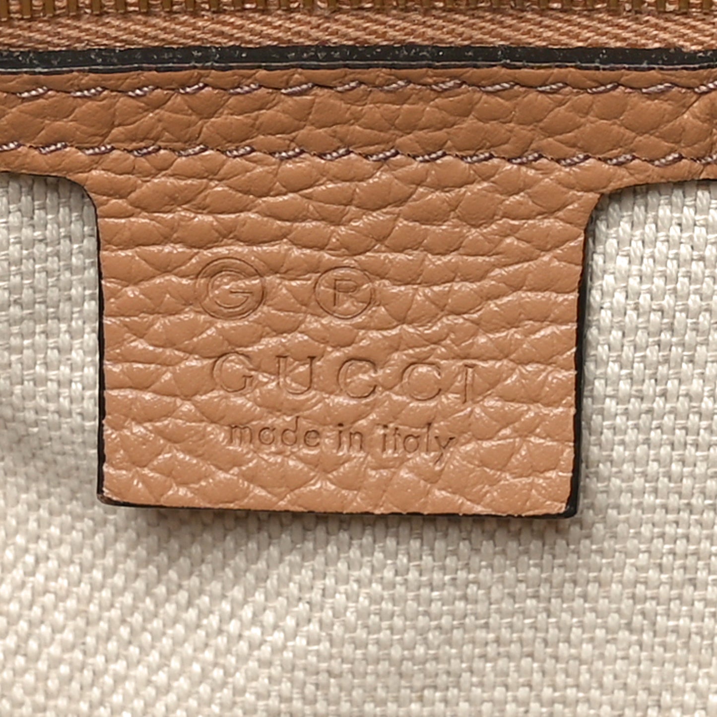 Pebbled Calfskin Medium Soho Chain Shoulder Bag Camelia