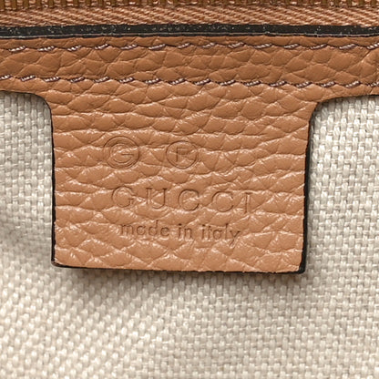 Gucci Pebbled Calfskin Medium Soho Chain Shoulder Bag Camelia 6 of 11