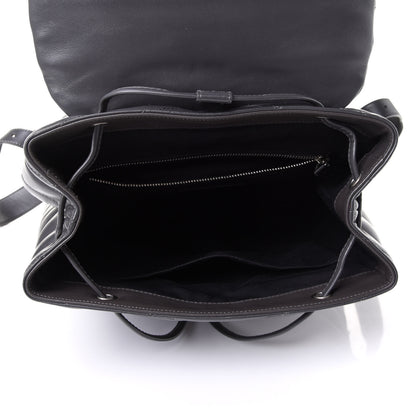 Saint Laurent Calfskin Y Quilted Monogram Medium Loulou Backpack Asphalt 7 of 11