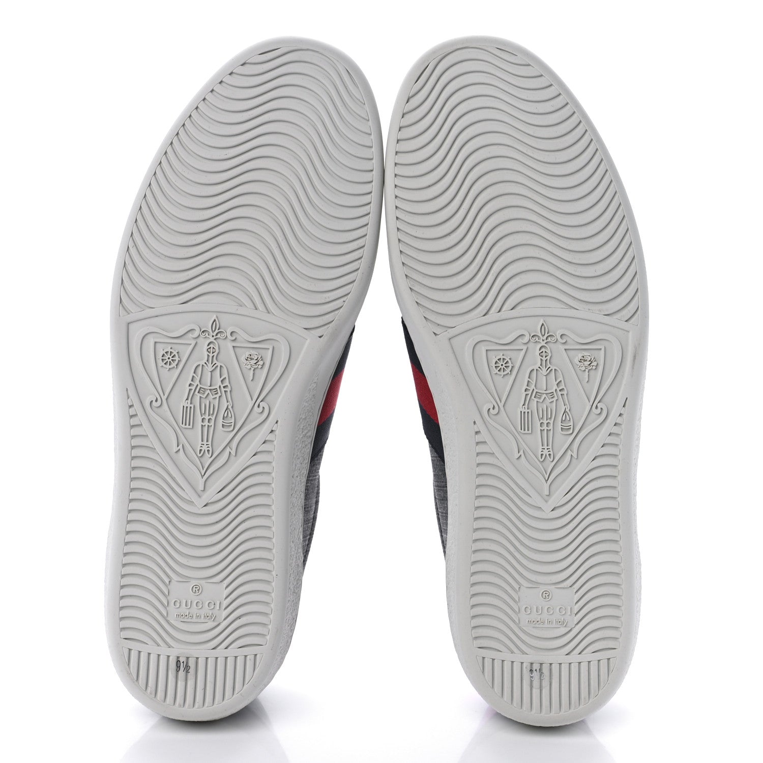 Gucci GG Supreme Monogram Ayers Web Mens New Ace Sneakers 9.5 Black 7 of 10