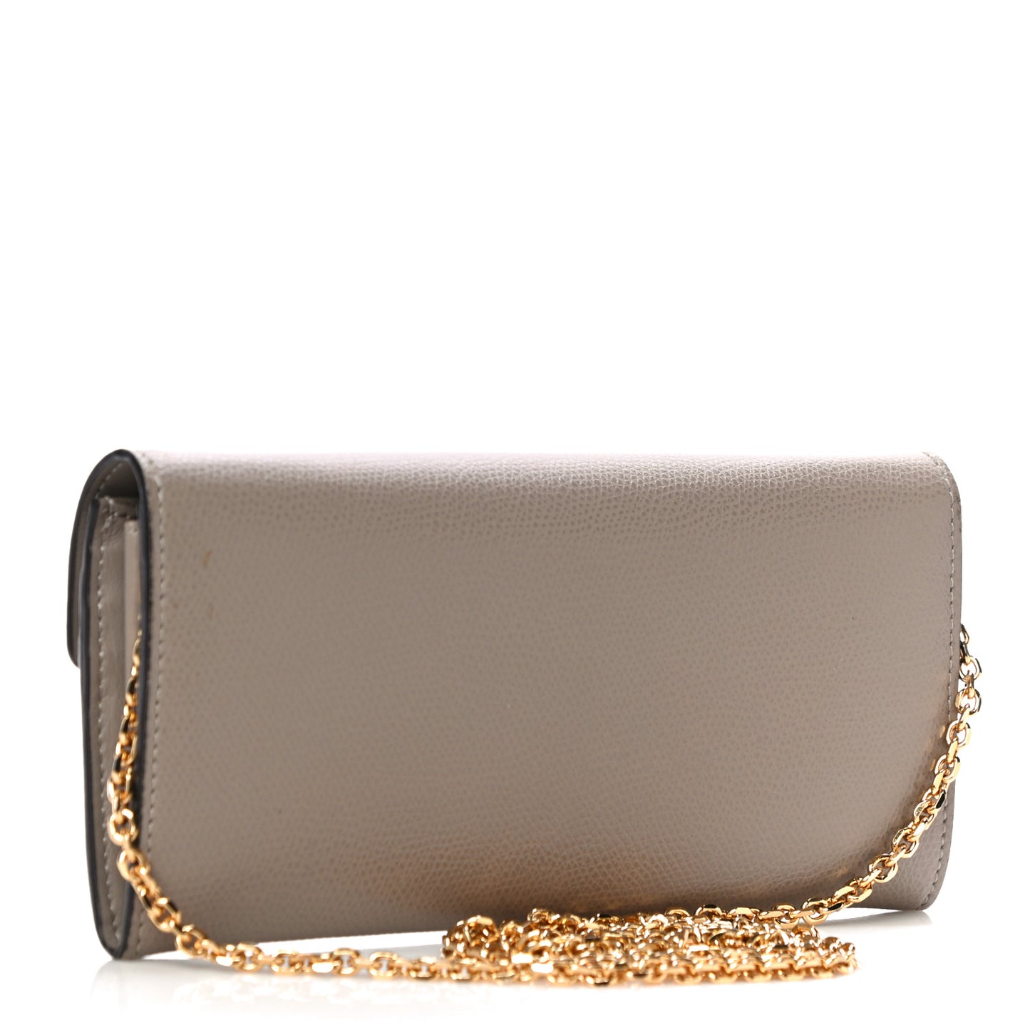 Vitello Cruise F is Fendi Continental Envelope Wallet on Chain Tortora